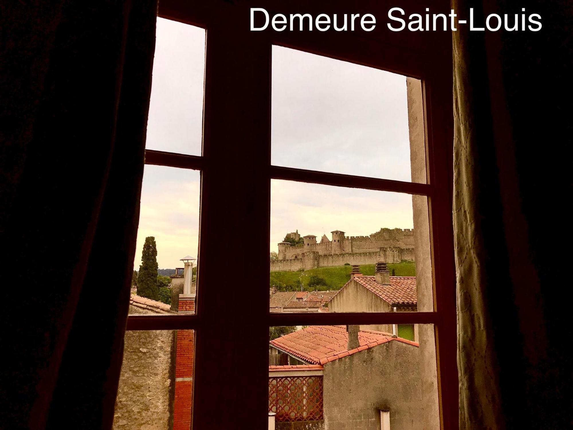 קרקסון Demeure Saint Louis Historic Manor, City 700M, Parking,A C,Clim,Wifi, Heated Pool, City View מראה חיצוני תמונה