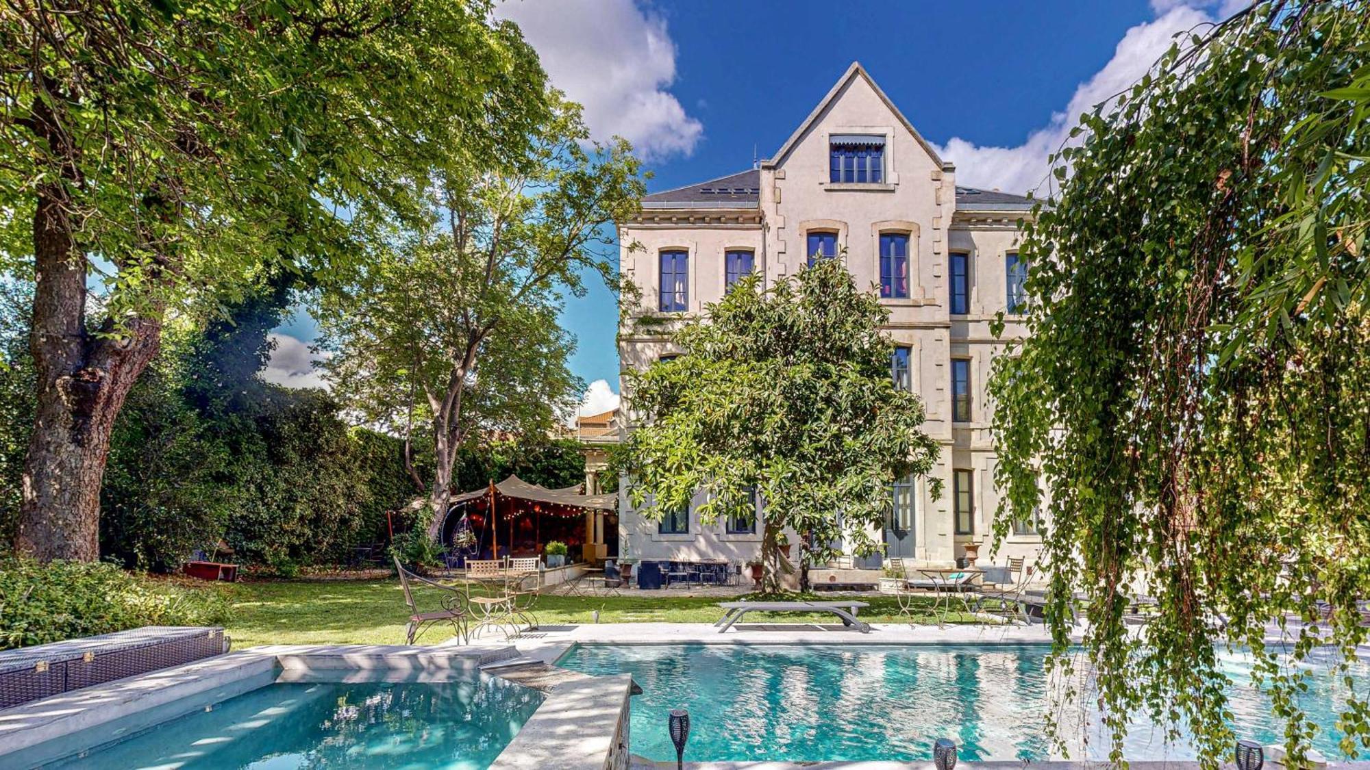קרקסון Demeure Saint Louis Historic Manor, City 700M, Parking,A C,Clim,Wifi, Heated Pool, City View מראה חיצוני תמונה